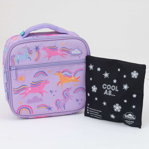 Little Cooler Lunch Bag + Chill Pack - Unicorn Playtime