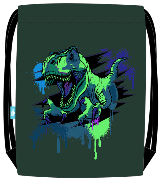 Big Drawstring Bag - Raptor Rampage