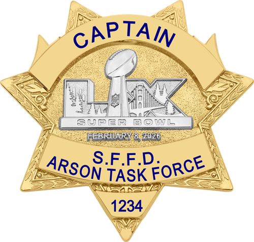 San Francisco FD Super Bowl LX Gold Star