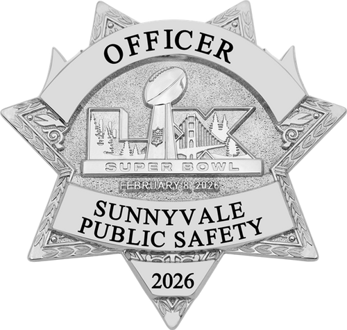 Sunnyvale DPS Super Bowl LX Silver Star