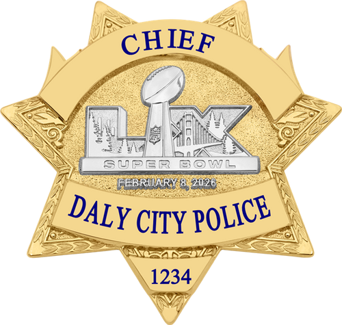 Daly City Police Super Bowl LX Gold Star A