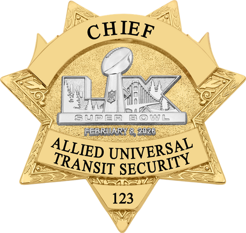 Allied Transit Security Super Bowl LX Gold Star A