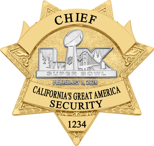 California's Great America Security Super Bowl LX Gold Star A