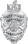 Los Angeles County Fire Dept. Super Bowl Badge - Silver