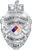 Los Angeles County Fire Dept. Super Bowl Badge - Silver