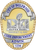 Inglewood Code Enforcement Oval Shield - Gold with Silver panels