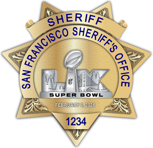 San Francisco Sheriff's Office Super Bowl LX Gold Star