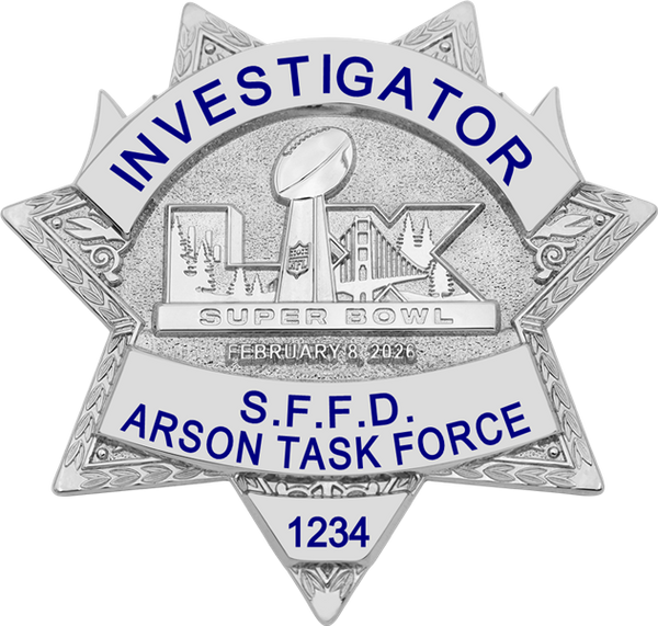 San Francisco FD Super Bowl LX Silver Star