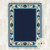 Kit Arraiolos tapete Simetria Rosarios 4  Azul planificado