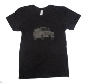 1975-1991 Ford Econoline 3G boogie van Black Women's T shirt . 1975-1991 Ford Econoline 3G boogie van Black Women's T shirt .