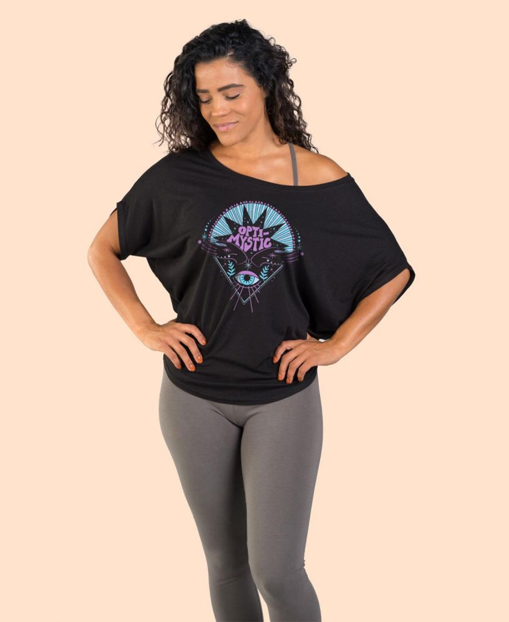 Opti-Mystic Bamboo Viscose Dolman Top Plus Size Available - The Hippie