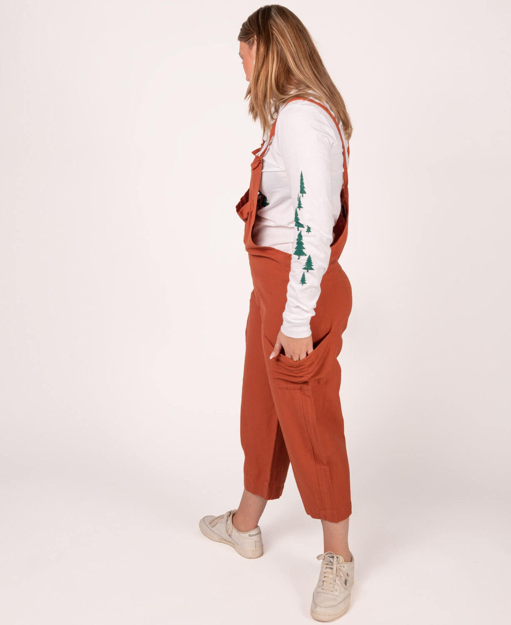 Hemp Slouchy Overalls-Assorted Colors Plus Size Available - The