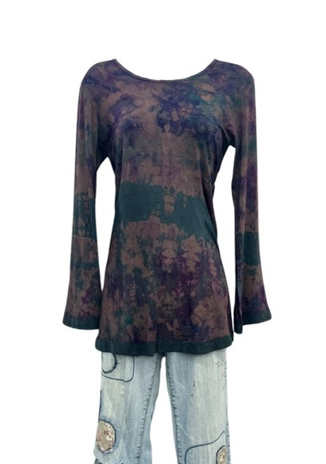  Tie Dye Swing Blouse