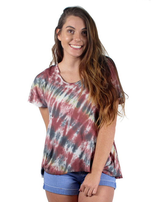 Tie Dye T-Shirt- Earthy or Purple