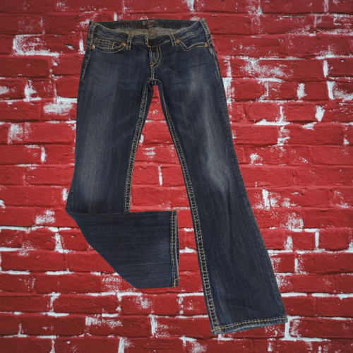 Pre-Loved Women's Silver Jeans-Size 16.5