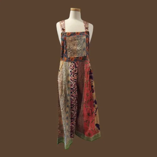 Traveler Lounge Patchwork Overalls-Medium (Exact Pattern)