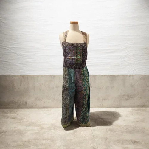 Traveler Lounge Patchwork Overalls-2X (Exact Pattern)