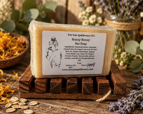 Calendula, Oats, Turmeric Natural Bar Soap