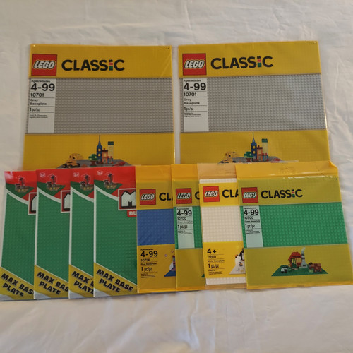 NWT 10-Piece Lego Baseplates Bundle-Sealed
