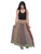 Patchwork Panel Skirt Plus Size Available