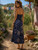 FREE SHIP! Rayon Patchwork Strappy Summer Dress-Assorted Colors