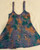 Rayon Tie Dye Flowy Cinch Tank Top-Assorted Colors