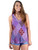 Diamond Patchwork Tank Top  w/ Embroidery-Assorted Colors
