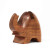 Acacia Wood Elephant Eyeglass Stand-Red Wash or Brown