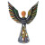 9-Inch Standing Metal Angel 