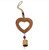 Handcrafted Wood Heart Chime w/ Iron Bell