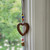 Handcrafted Wood Heart Chime w/ Iron Bell