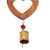 Handcrafted Wood Heart Chime w/ Iron Bell