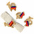 Llama Napkin Rings Set-Chocolate or Tan