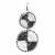 Maasai Bead Double Circle Earrings-Assorted Colors