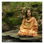 Mantra Om Meditation Prayer Shawl-Peach Large