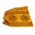Shiva, Parvati and Ganesh Meditation Prayer Shawl-Yellow Large