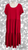 Pre-Loved Scooped Neck Tiered Red Dress 