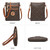 Dasein Monogram/Signature Logo Crossbody/Messenger Bag