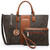 Dasein Monogram Logo Classic Satchel/Tote w/ Matching Wristlet-Assorted Colors