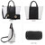 Dasein Two Tone Tote w/ Matching Wallet-Assorted Colors