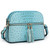 Dasein Ostrich Embossed Crossbody/ Messenger Bag-Assorted Colors