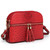 Dasein Ostrich Embossed Crossbody/ Messenger Bag-Assorted Colors