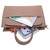 Tote w/ Front Magnetic Closure Compartment and Matching Wallet