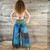 Patchwork Wide Leg Pants-Yellow or Blue