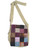Patchwork Flap Handbag with Multiple Compartments