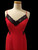 RARE! Pre-Loved Vintage Adonna Red and Black Sheer Gown-Size Medium 
