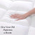 3 Inch Down Alternative Extra Plush Organic Cotton Mattress Pad