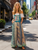 Cotton Traveler Lounge Patchwork Overalls 