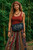 FREE SHIP! Cotton Canvas Mushroom Waist Belt/Sling Bag-Blue