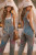 Rayon Old School Patchwork Overalls-Assorted Colors